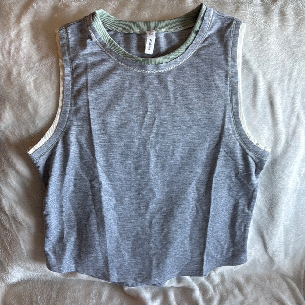 Gray Sleeveless Women's Top